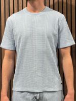 Boss - Structure T-shirt - Blauw