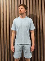 Boss - Structure T-shirt - Blauw