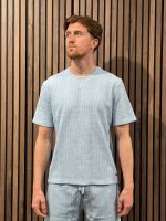 Boss - Structure T-shirt - Blauw