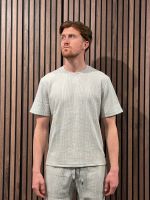 Boss - Structure T-shirt - Grijs