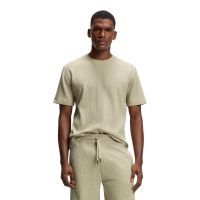 Boss - Structure T-shirt - Groen