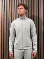 Boss - Structure Zip Jacket - Grijs