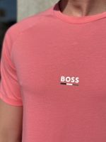 Boss - T-Shirt RN Slim Fit - Roze