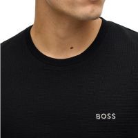 Boss - Waffle T-Shirt - Zwart