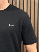 Boss - Waffle T-Shirt - Zwart