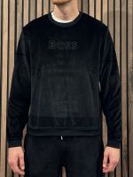 Boss - Velour Sweatshirt - Zwart