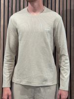 Boss - Waffle LS-Shirt - Beige