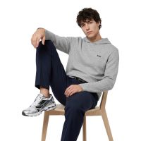 Boss - Waffle LS-Shirt H - Grijs