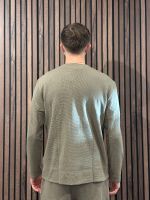 Boss - Waffle LS-Shirt - Middelbruin