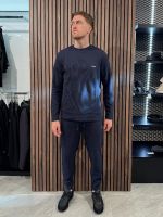 Boss - Waffle Pants Cuff - Blauw