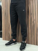 Boss - Waffle Pants Cuff - Zwart