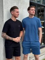 Boss - Waffle Shorts - Blauw