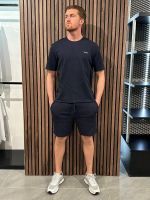 Boss - Waffle T-Shirt - Blauw