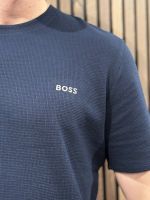 Boss - Waffle T-Shirt - Blauw