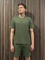 Boss - Waffle T-Shirt - Groen