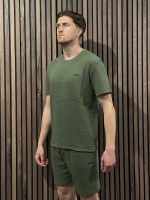 Boss - Waffle T-Shirt - Groen