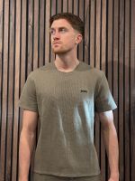 Boss - Waffle T-Shirt - Middelbruin