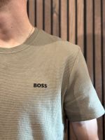 Boss - Waffle T-Shirt - Middelbruin