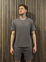 Boss - Waffle T-Shirt - Paars