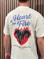 Croyez - Croyez Heart On Fire T-shirt - Wit
