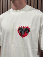 Croyez - Croyez Heart On Fire T-shirt - Wit