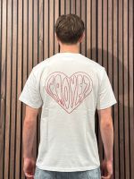 Croyez - Croyez Stitched Heart T-shirt - Wit