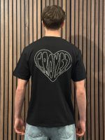 Croyez - Croyez Stitched Heart T-shirt - Zwart