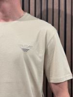 Emporio Armani - Man Jersey T-shirt Beachwear - Beige