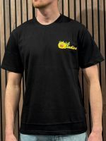 Explicit - Flowers Tee - Zwart