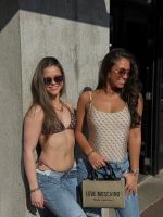 Guess - 4G Rem Padding Triangle Bikini Topje - Bruin