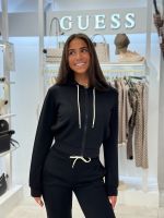 Guess Active - 3D Peony Zipper Hoodie Jacket - Zwart