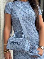Guess Active - 4G Allover Jacquard Mini Dress - Blauw