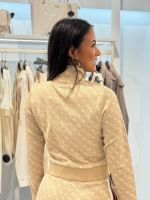 Guess Active - 4G Jacquard Full Zip Sweatshirt - Bruin