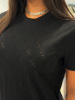 Guess Active - 4G Rhombus Aop Jacquard Boxy T - Zwart