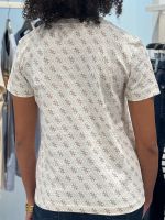 Guess Active - 4G Rhombus Studs Ss T-shirt - Beige