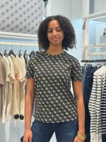Guess Active - 4G Rhombus Studs Ss T-shirt - Zwart