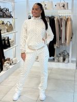 Guess Active - Aggie Full Zip Sweatshirt - Beige