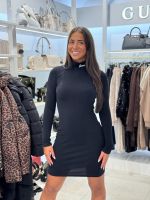 Guess Active - Alba High Neck Ls Dress - Zwart