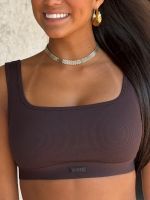 Guess Active - Blossom Rib Bralette - Bruin