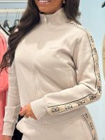 Guess Active - Britney Full Zip Sweatshirt - Beige