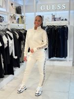 Guess Active - Britney Full Zip Sweatshirt - Beige