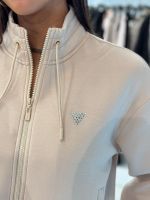 Guess Active - Cecilia Scuba Zip Sweatshirt - Beige