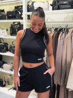 Guess Active - Clara Sleeveless Crop Top - Zwart