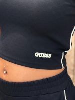 Guess Active - Clara Sleeveless Crop Top - Zwart