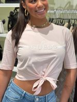 Guess Active - Cn Ss Bow T-shirt - Roze