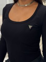 Guess Active - Colette LS Rib Top - Zwart