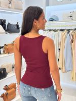 Guess Active - Colette Rib Tank - Rood