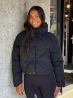 Guess Active - Fausta Puffy Jacket - Zwart