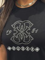 Guess Active - Gabi Ss Cn T-shirt - Zwart