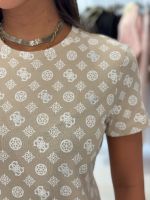 Guess Active - Gloria Peony Ss T-shirt - Beige
